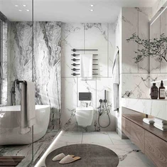 Lemari kamar mandi laci modern