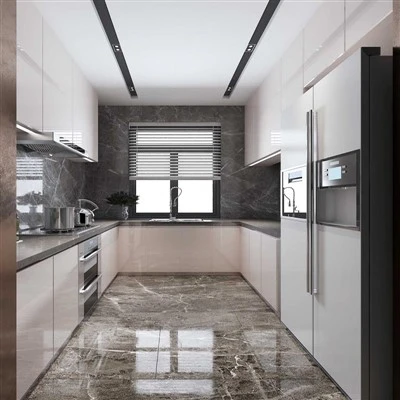 Lemari Dapur Dilapisi PVC